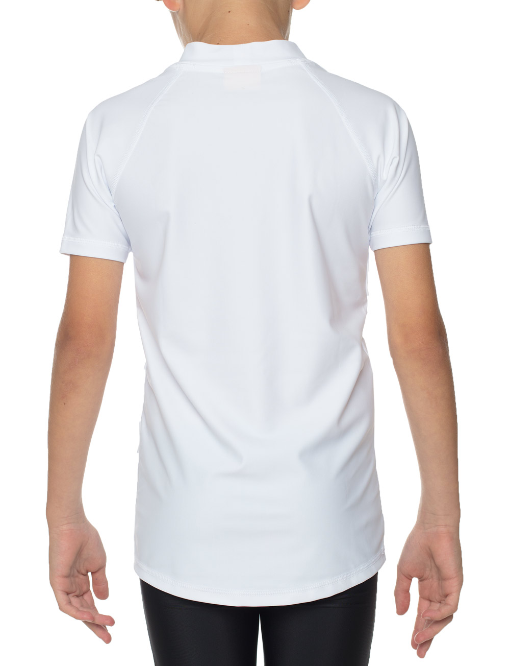 UV LSF 50+ Shirt für Kinder Econyl aus recyceltem Material weiß Piraten
