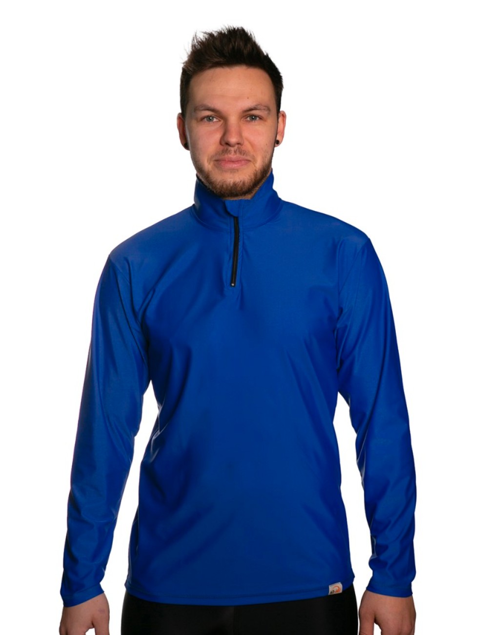 Men's long-sleeved shirt with zip fastening Water sports and leisure
