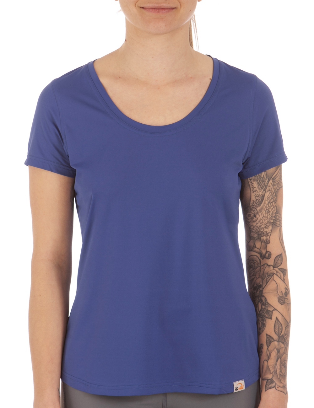 UV FREE Weitsicht shirt kurzarm blau front