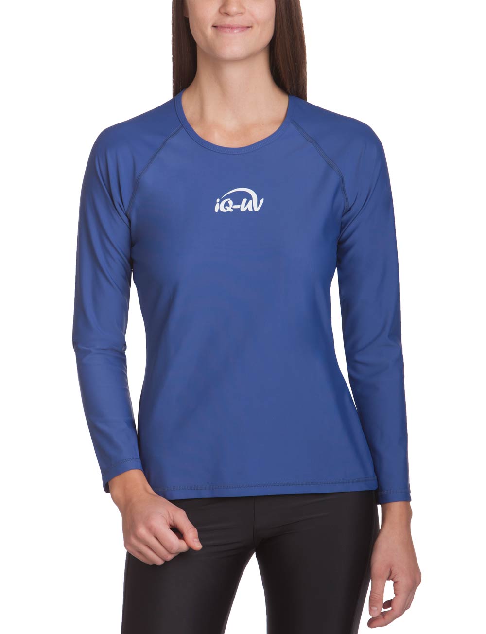 UV Sonnenschutz T-Shirt langarm elastisch UV Standard 801 und Tuev geprueft blau