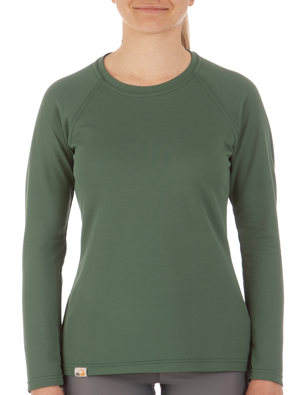 UV Schutz T-Shirt langarm recycelt Damen grün