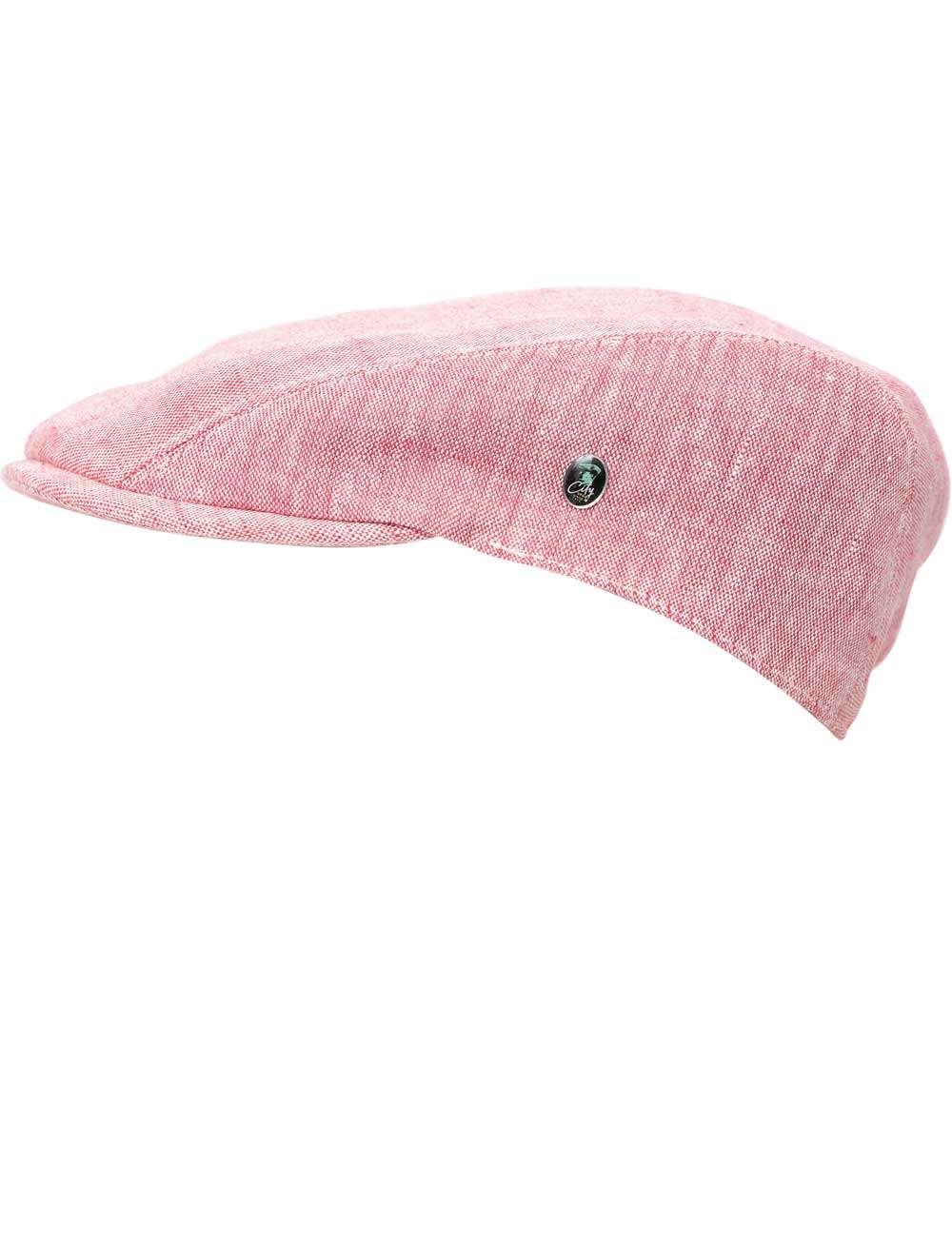 Flatcap Schiebermütze pink side