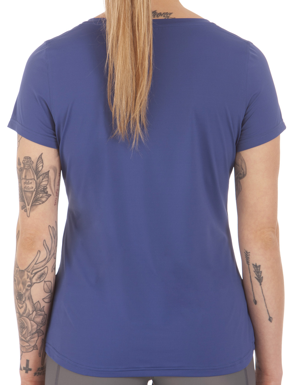 UV FREE Weitsicht shirt kurzarm blau back