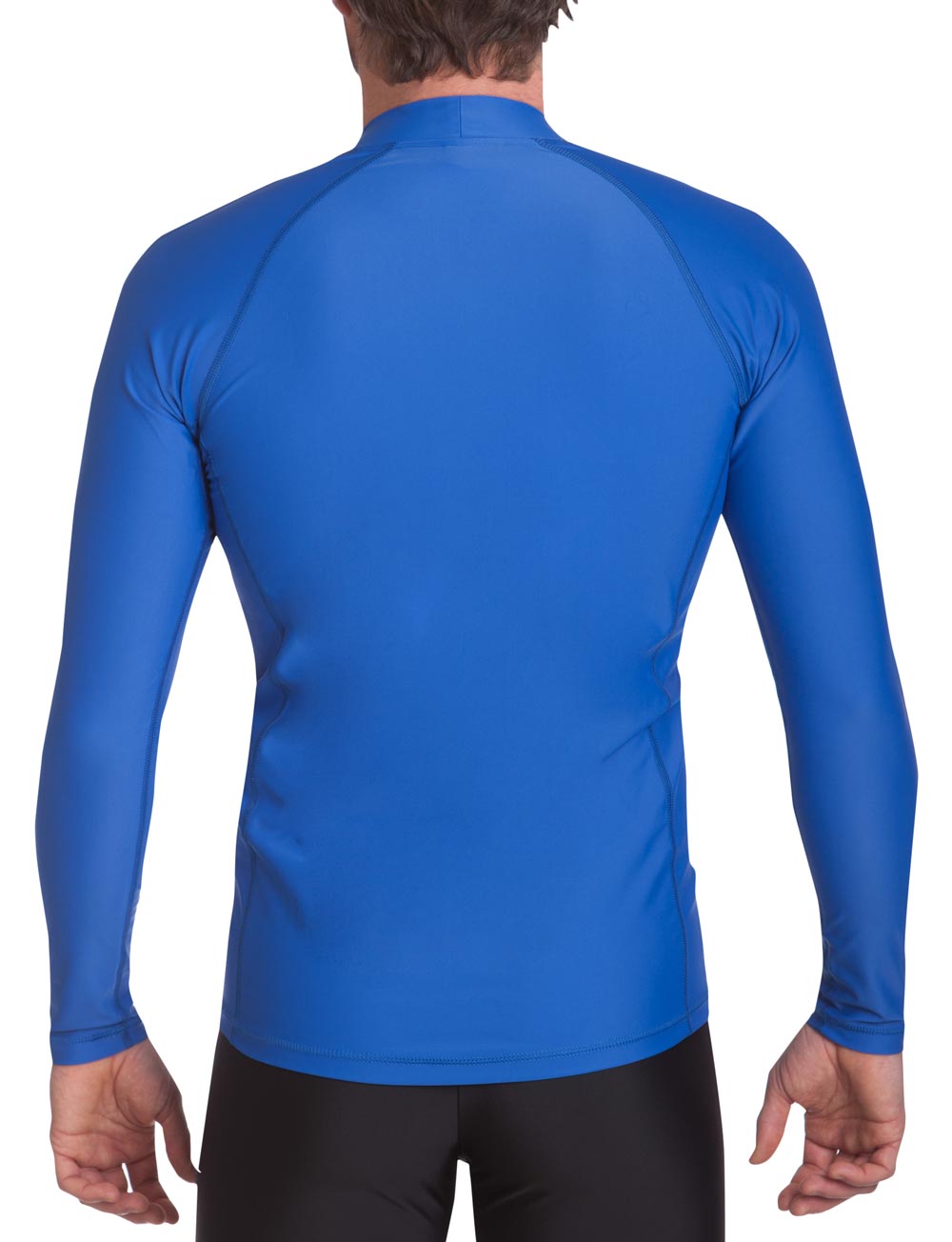 AQUA shirt männer blau back