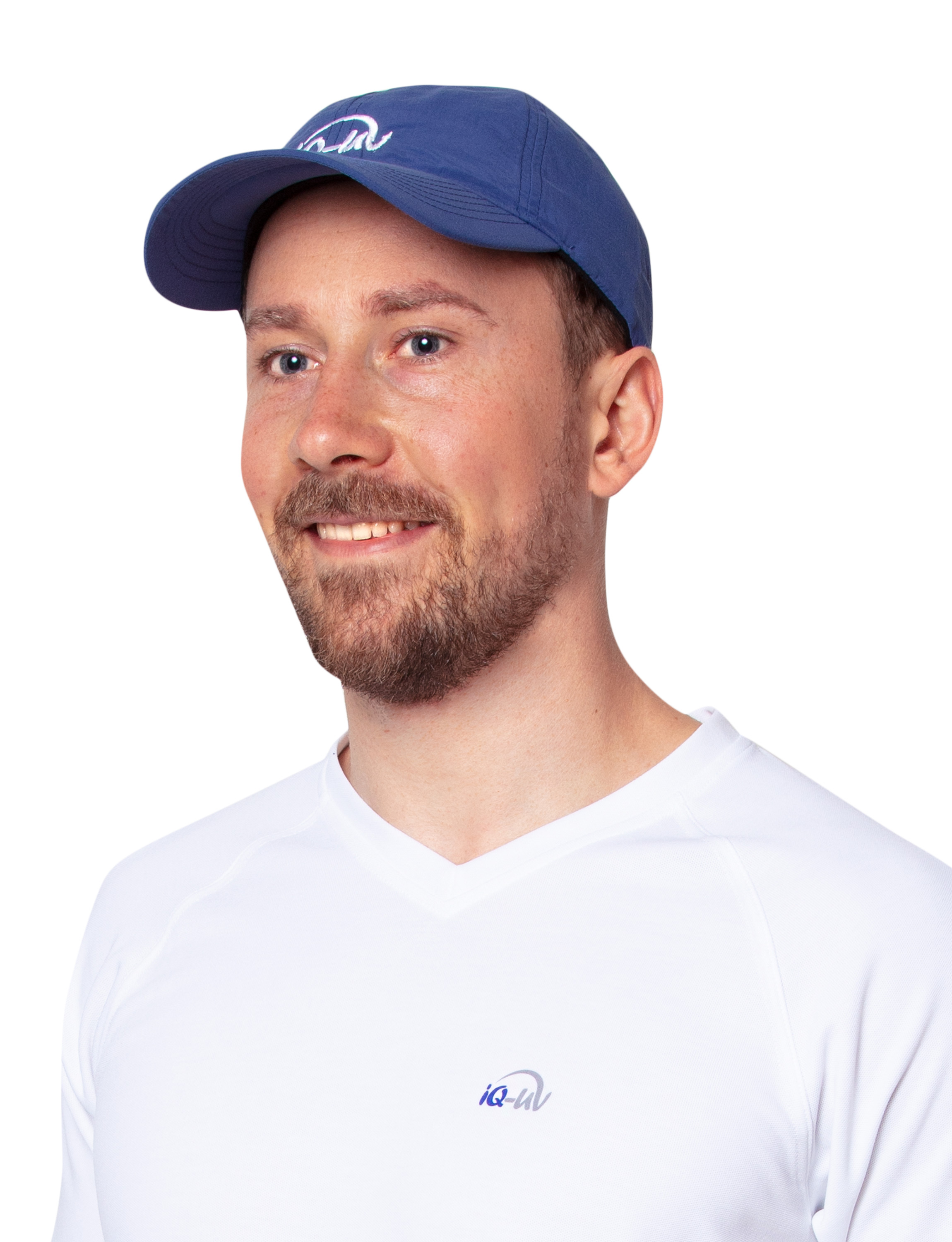 UV Schutz Cap mit iQ-UV Logo in XL Übergröße