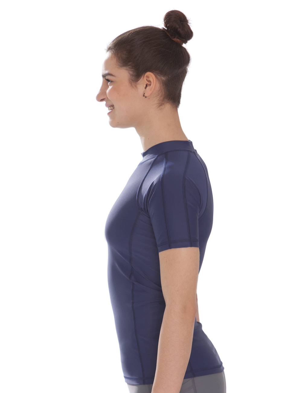 UV T-Shirt für UV rashguard blau side