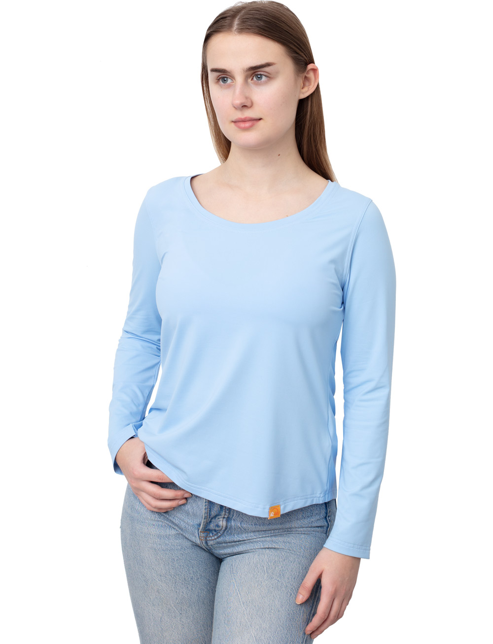 UV FREE Langarm Shirt blau angezogen
