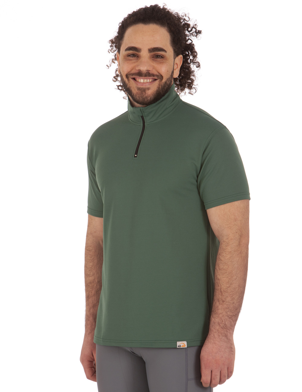 PRO Zip Up Shirt für Herren grün 