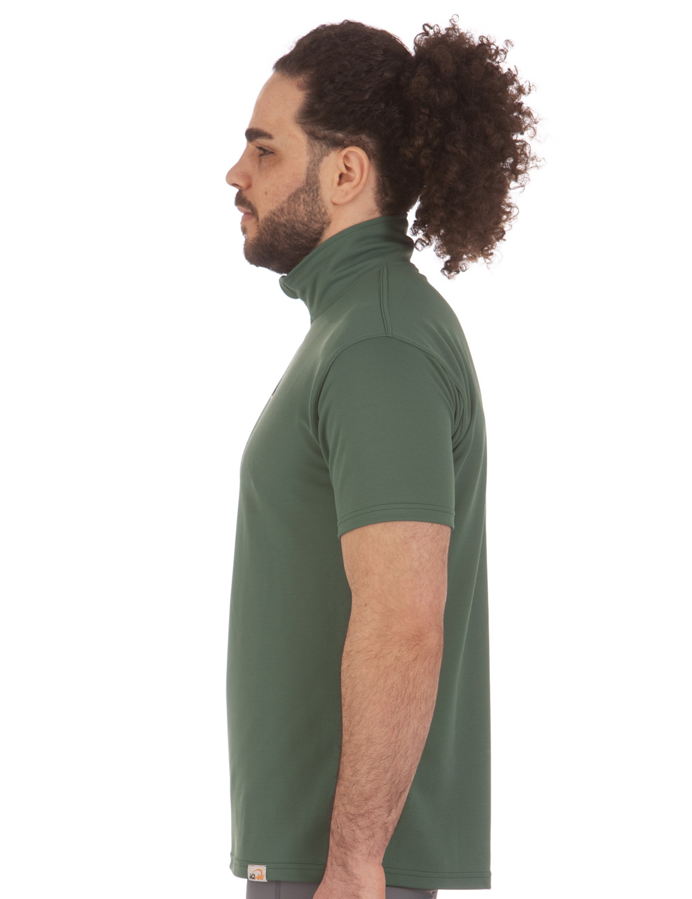 PRO Zip Up Shirt für Herren grün side