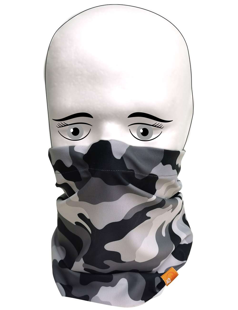 IQ Tube Maske Camouflage grey L
