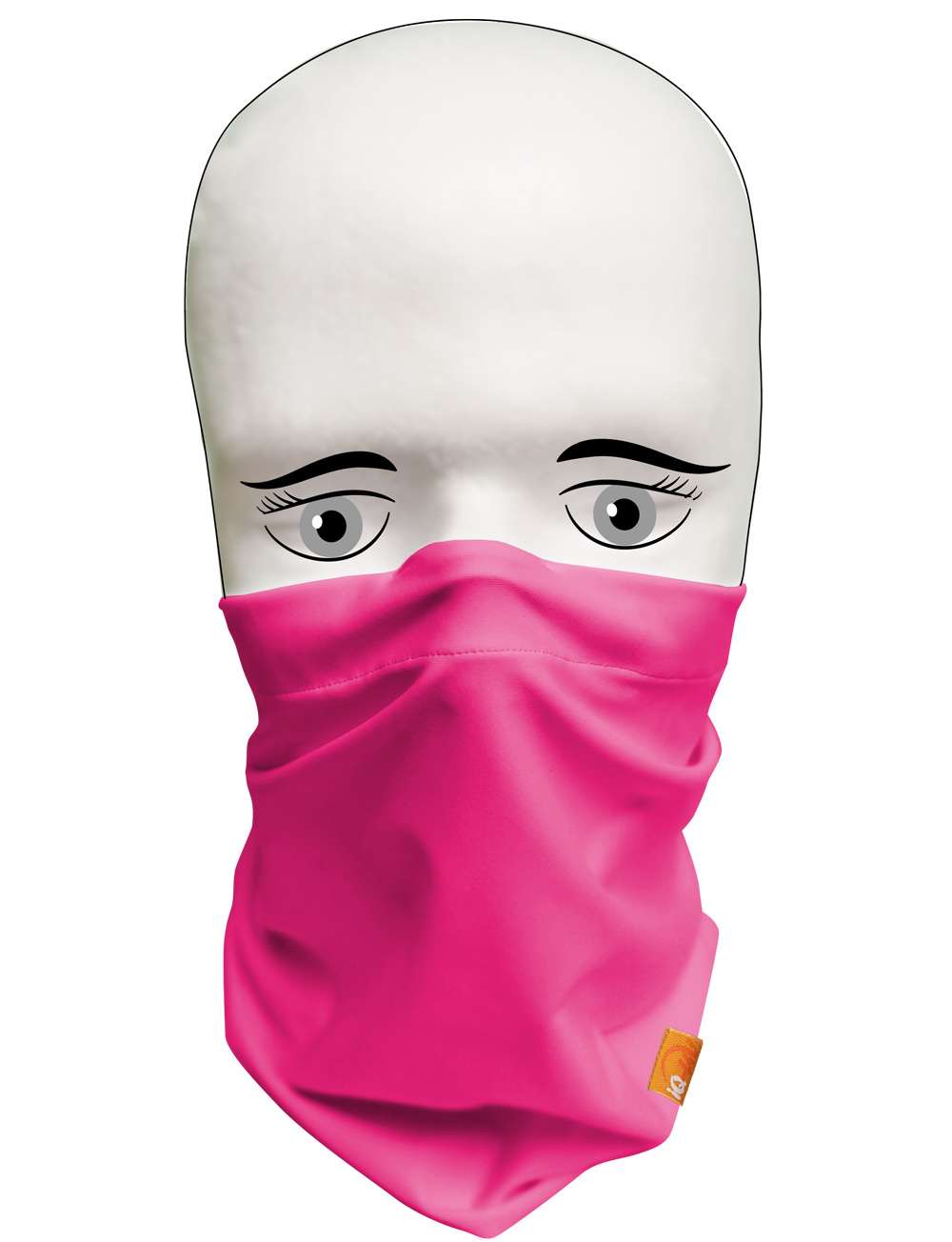 IQ Tube Maske neon-pink L