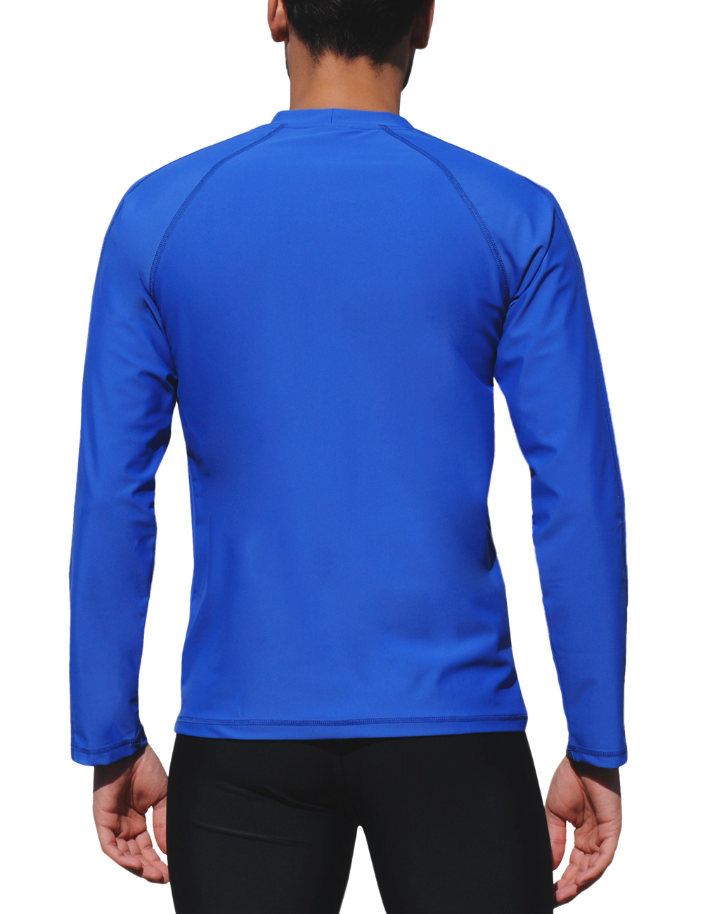 Men's Sun Protection Shirt Loose Fit Long Sleeve Beach and Water 
