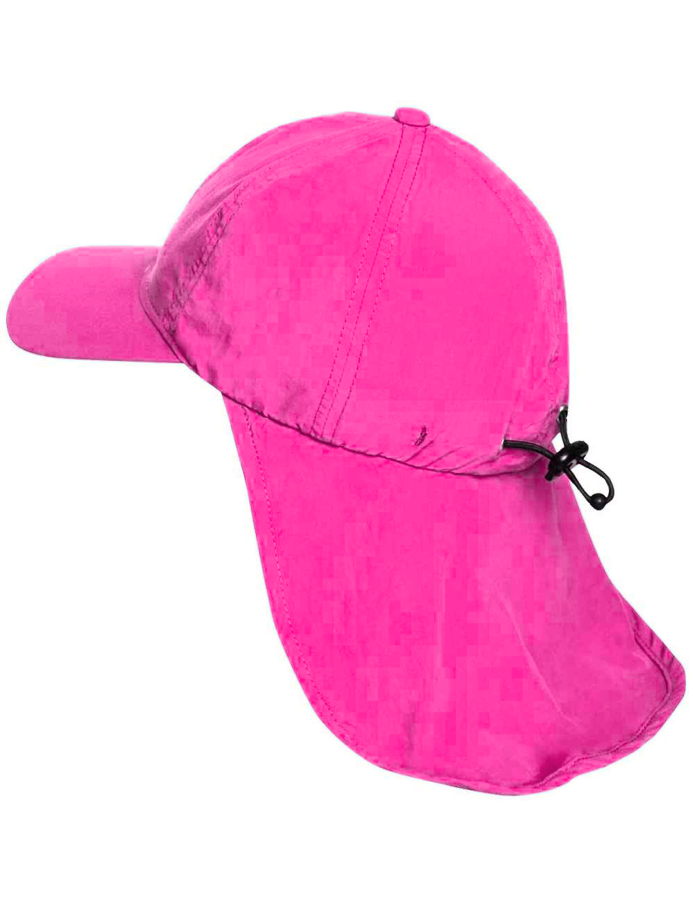 Schutz Cap Bites mit Nackenschutz Kinder recycelt pink back side