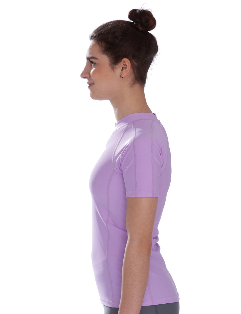 UV t-Shirt UV rashguard purple side