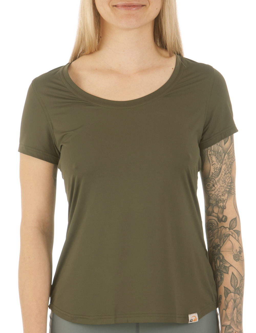 UV FREE Weitsicht shirt kurzarm grün front