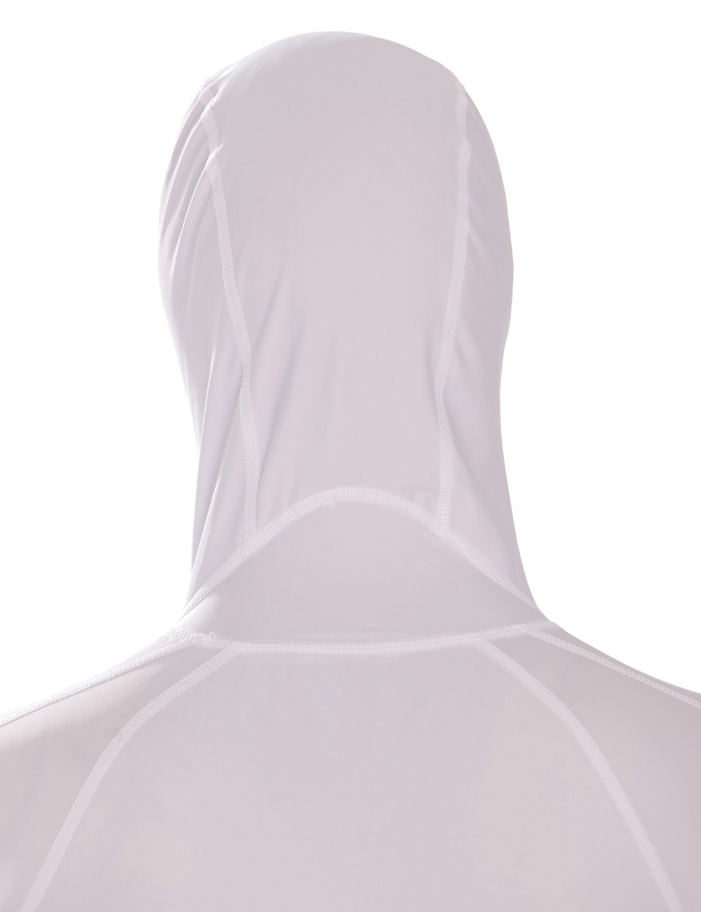 UV rashguard mit Kapuze Damen weiß kapuze bake
