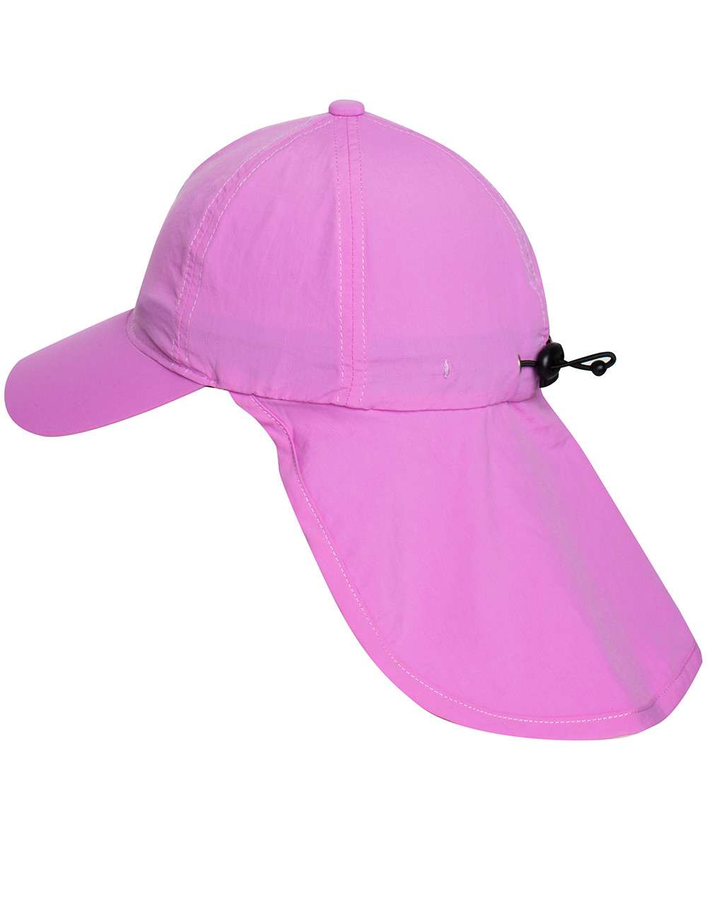UV Schutz Kappe mit Nackenschutz für Kinder pink