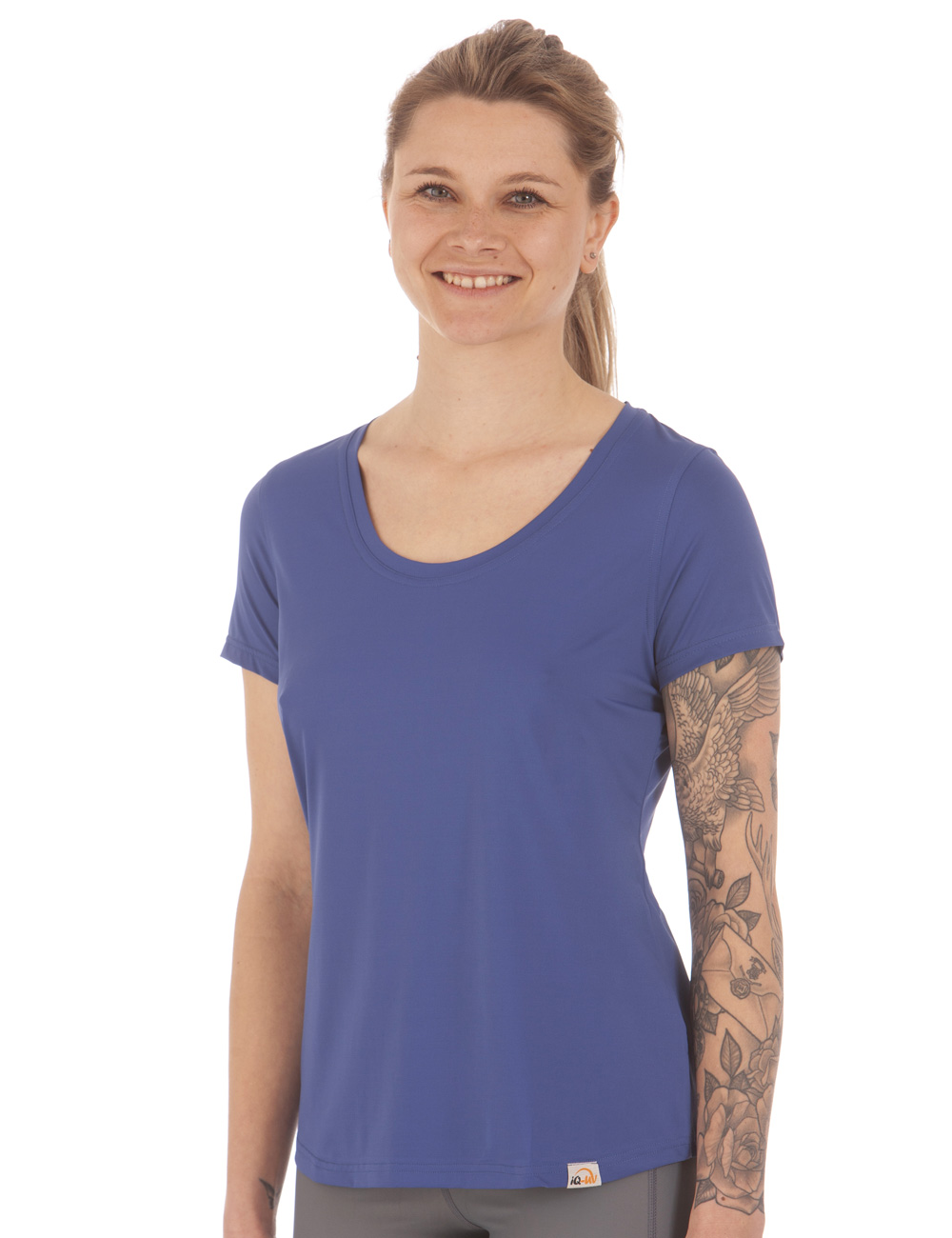 UV FREE Weitsicht shirt kurzarm blau