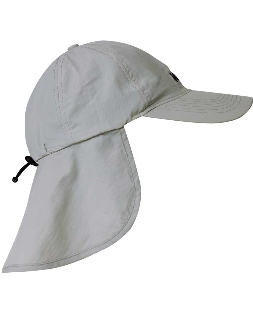 Cap with recycled neck protection